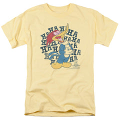 Woody Woodpecker Laugh It Up Men's 18/1 Cotton Short-Sleeve T-Shirt
