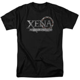 Xena Warrior Princess Battered Logo Men's 18/1 Cotton Short-Sleeve T-Shirt
