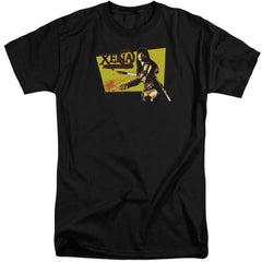 Xena Warrior Princess Cut Up Men's 18/1 Tall Cotton Short-Sleeve T-Shirt