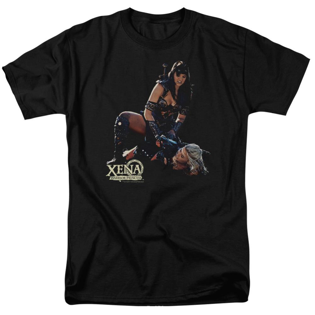 Xena Warrior Princess In Control Men's 18/1 Cotton Short-Sleeve T-Shirt