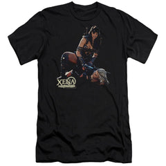 Xena Warrior Princess In Control Men's Ultra-Soft 30/1 Cotton Slim Short-Sleeve T-Shirt