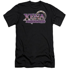 Xena Warrior Princess Logo Men's Ultra-Soft 30/1 Cotton Slim Short-Sleeve T-Shirt