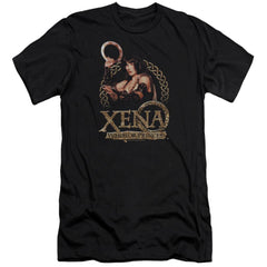 Xena Warrior Princess Royalty Men's Ultra-Soft 30/1 Cotton Slim Short-Sleeve T-Shirt
