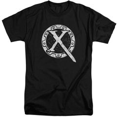 Xena Warrior Princess Sigil Men's 18/1 Tall Cotton Short-Sleeve T-Shirt