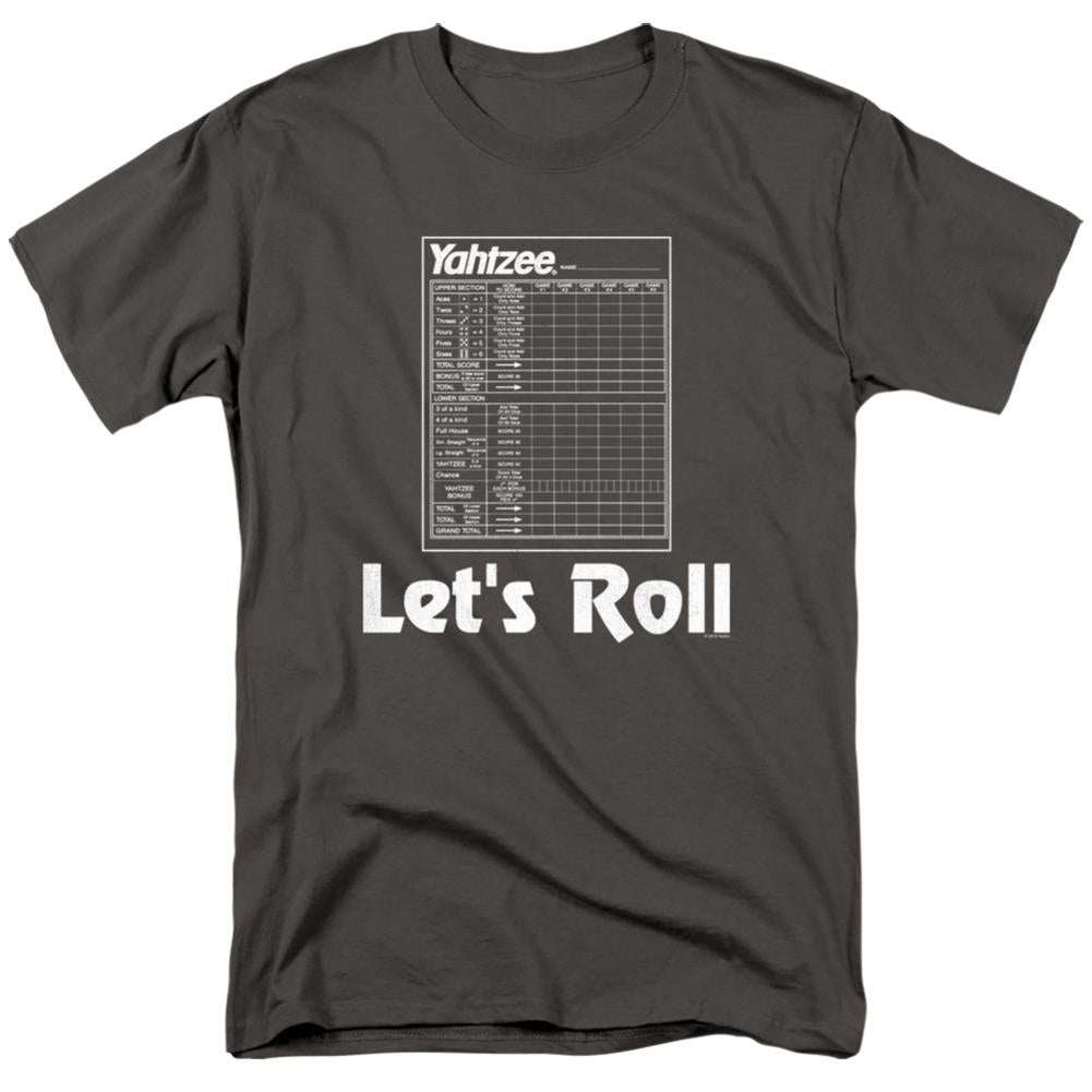 Yahtzee Lets Roll Men's 18/1 Cotton Short-Sleeve T-Shirt