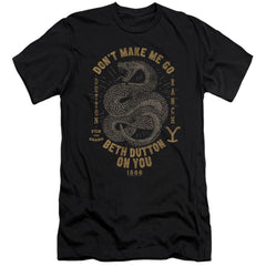 Yellowstone Beth Dutton Men's Ultra-Soft 30/1 Cotton Slim Short-Sleeve T-Shirt