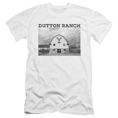 Yellowstone Dutton Barn Men's Ultra-Soft 30/1 Cotton Slim Short-Sleeve T-Shirt