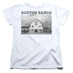 Yellowstone Dutton Barn Women's 18/1 Cotton Short-Sleeve T-Shirt
