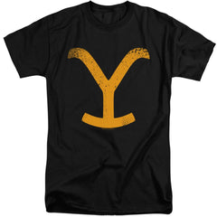 Yellowstone Large Brand Men's 18/1 Tall Cotton Short-Sleeve T-Shirt