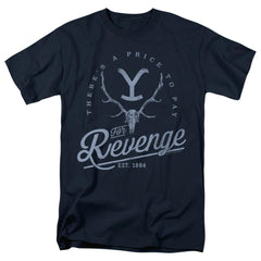 Yellowstone Revenge Skull Men's 18/1 Cotton Short-Sleeve T-Shirt