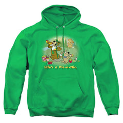 Yogi Bear Life's A Pic-A-Nic Men's Pull-Over 75 25 Poly Hoodie