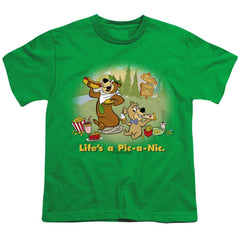 Yogi Bear Life's A Pic-A-Nic Youth 18/1 100% Cotton Short-Sleeve T-Shirt