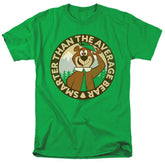 Yogi Bear Smarter Than Average Men's 18/1 Cotton Short-Sleeve T-Shirt