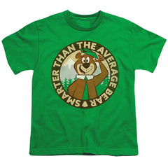 Yogi Bear Smarter Than Average Youth 18/1 100% Cotton Short-Sleeve T-Shirt
