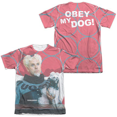 Zoolander Mugatu (Front/Back Print) Men's Regular Fit Poly Cotton Short-Sleeve T-Shirt