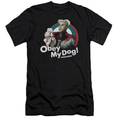 Zoolander Obey My Dog Men's Ultra-Soft 30/1 Cotton Slim Short-Sleeve T-Shirt