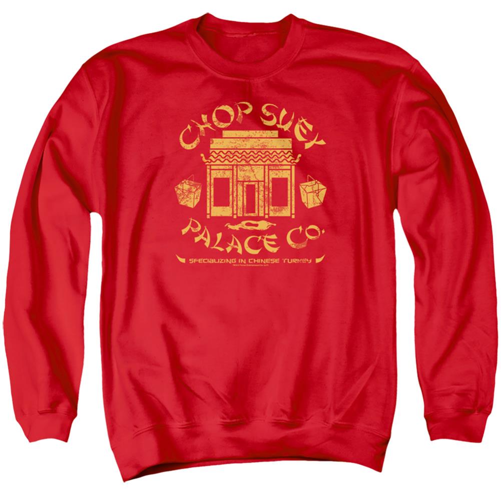 A Christmas Story Chop Suey Palace Co Men's Crewneck 50 50 Poly Long-Sleeve T-Shirt
