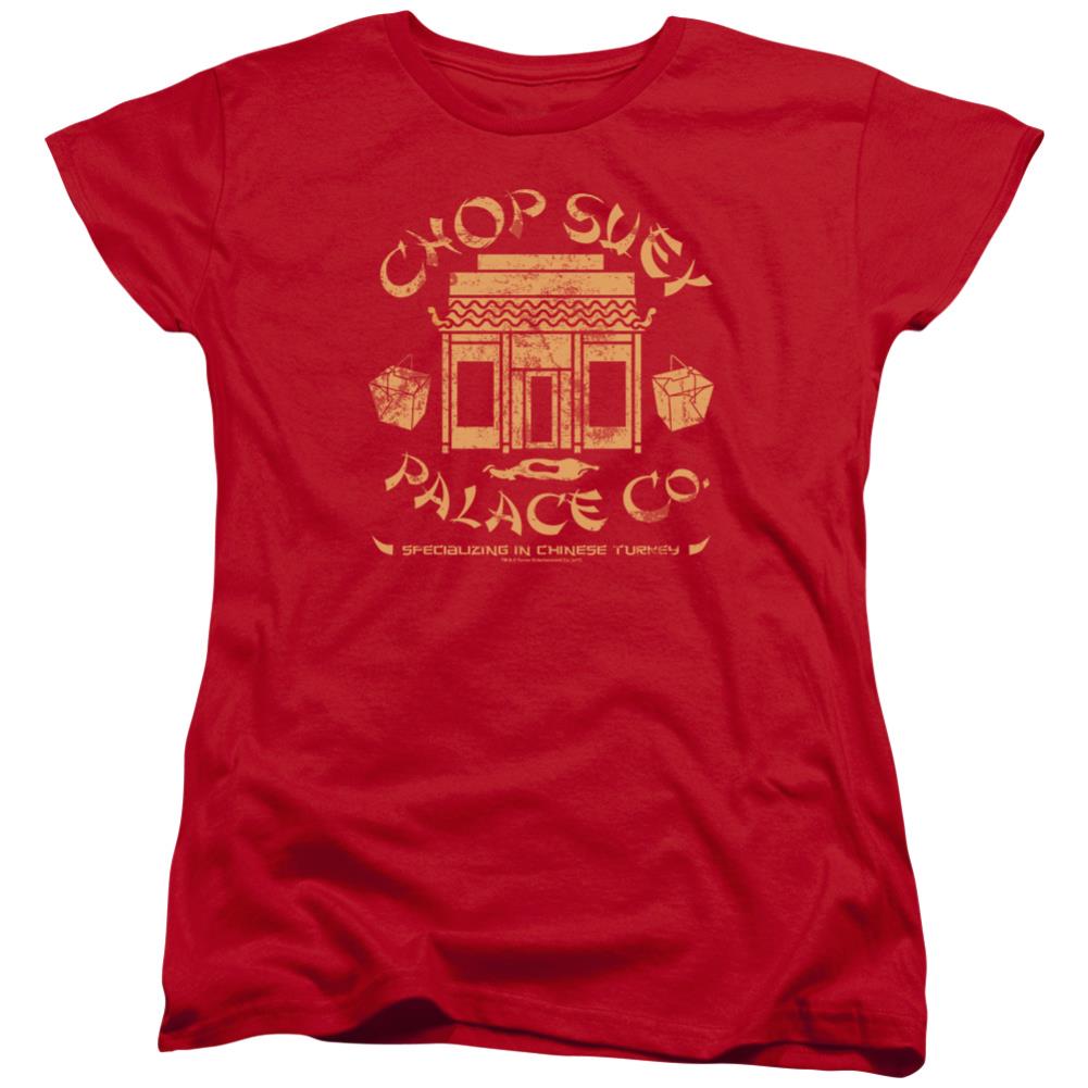 A Christmas Story Chop Suey Palace Co Women's 18/1 Cotton Short-Sleeve T-Shirt
