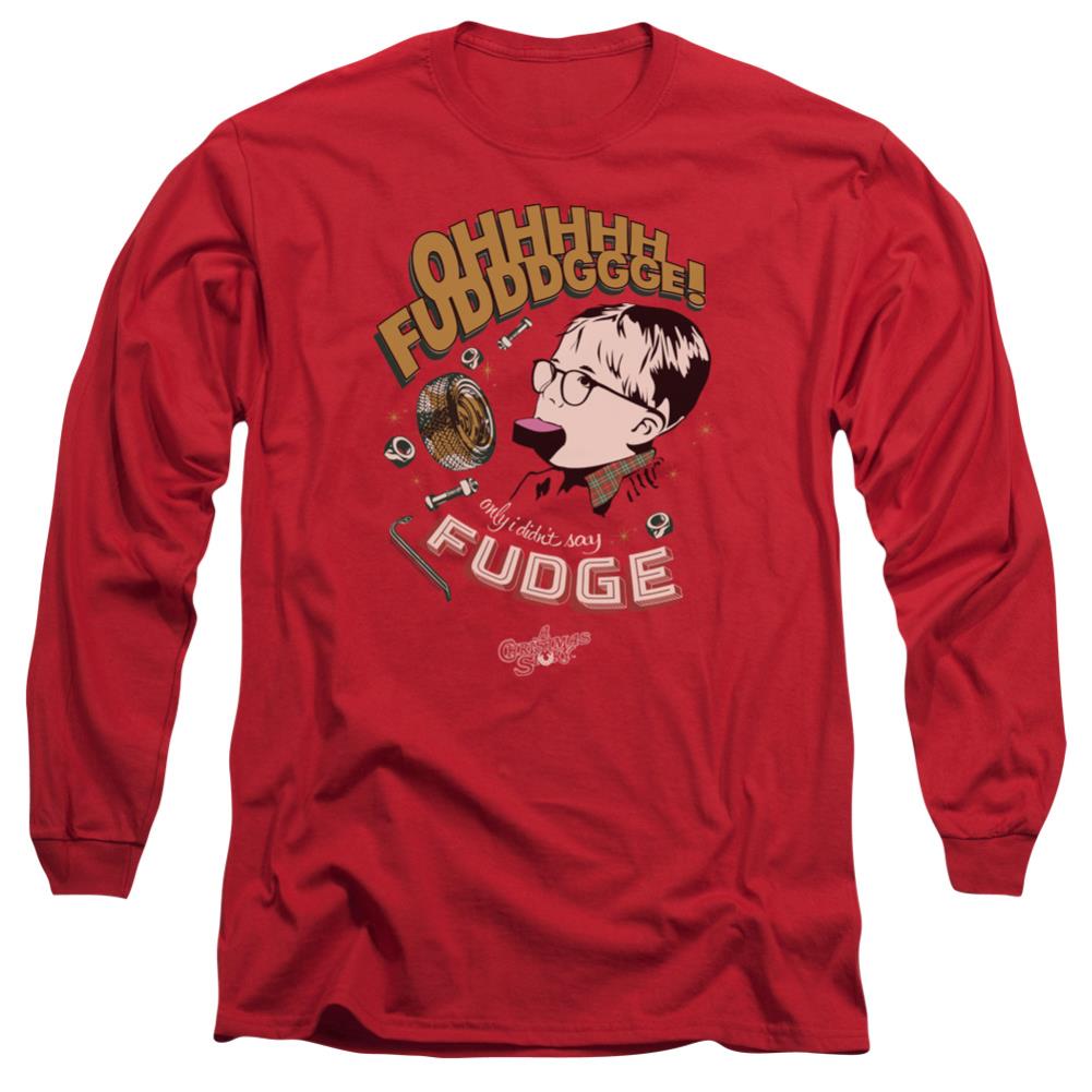 A Christmas Story Fudge Men's 18/1 Cotton Long-Sleeve T-Shirt