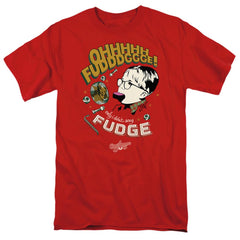 A Christmas Story Fudge Men's 18/1 Cotton Short-Sleeve T-Shirt