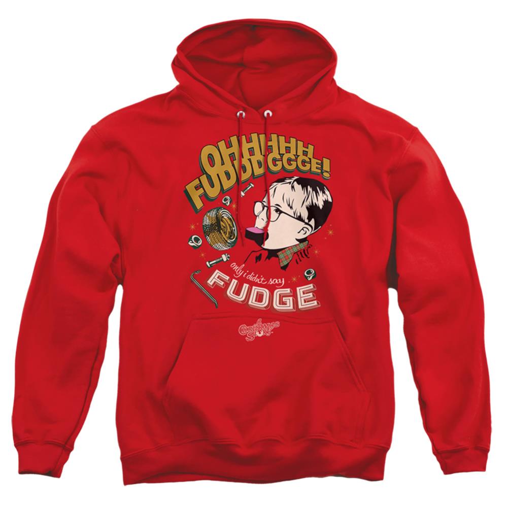 A Christmas Story Fudge Men's Pull-Over 75 25 Poly Hoodie