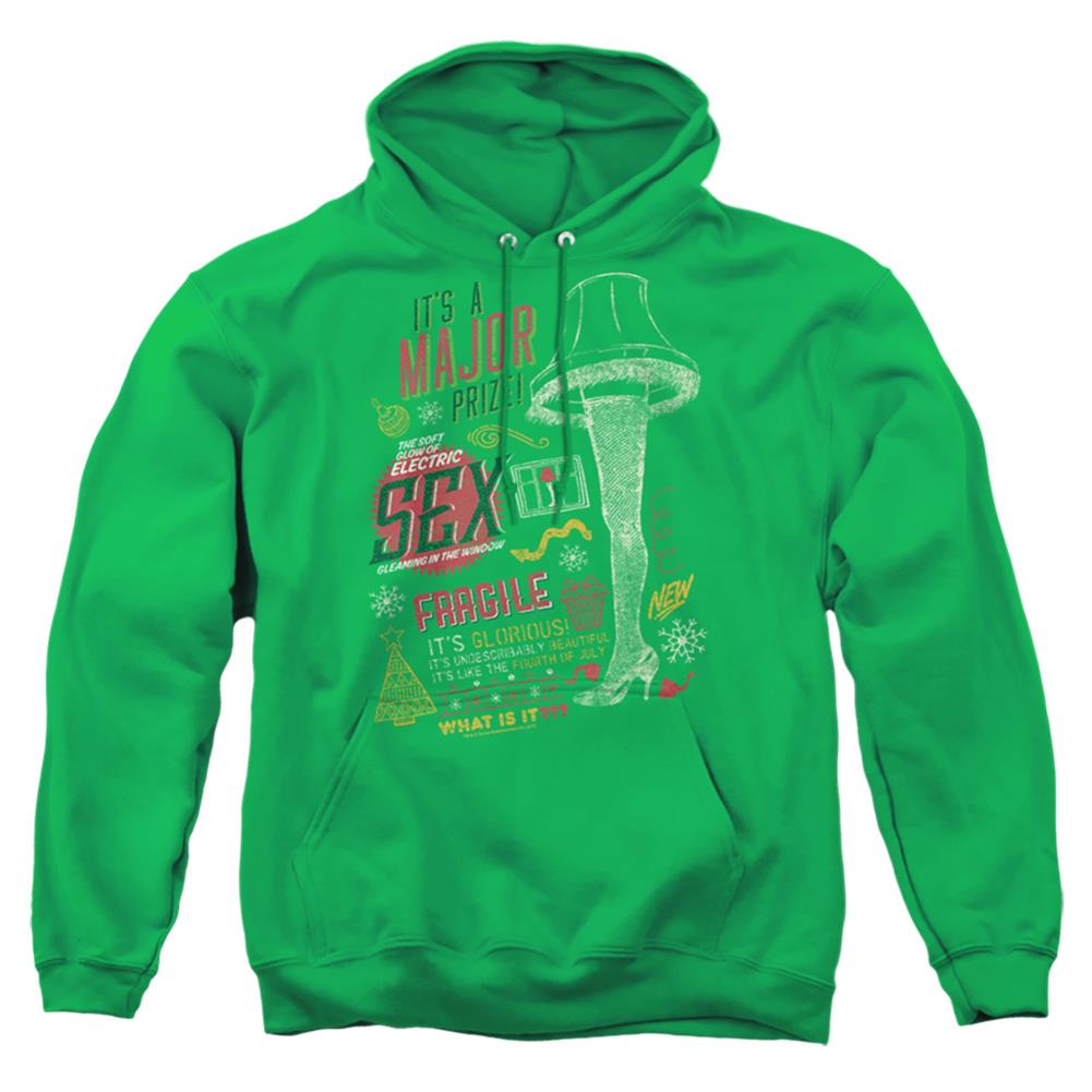 A Christmas Story It's A Major Prize Men's Pull-Over 75 25 Poly Hoodie