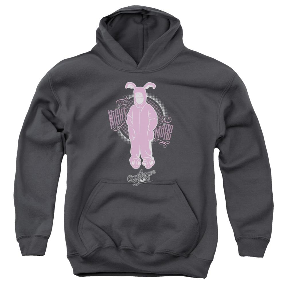 A Christmas Story Pink Nightmare Youth Cotton Poly Pull-Over Hoodie