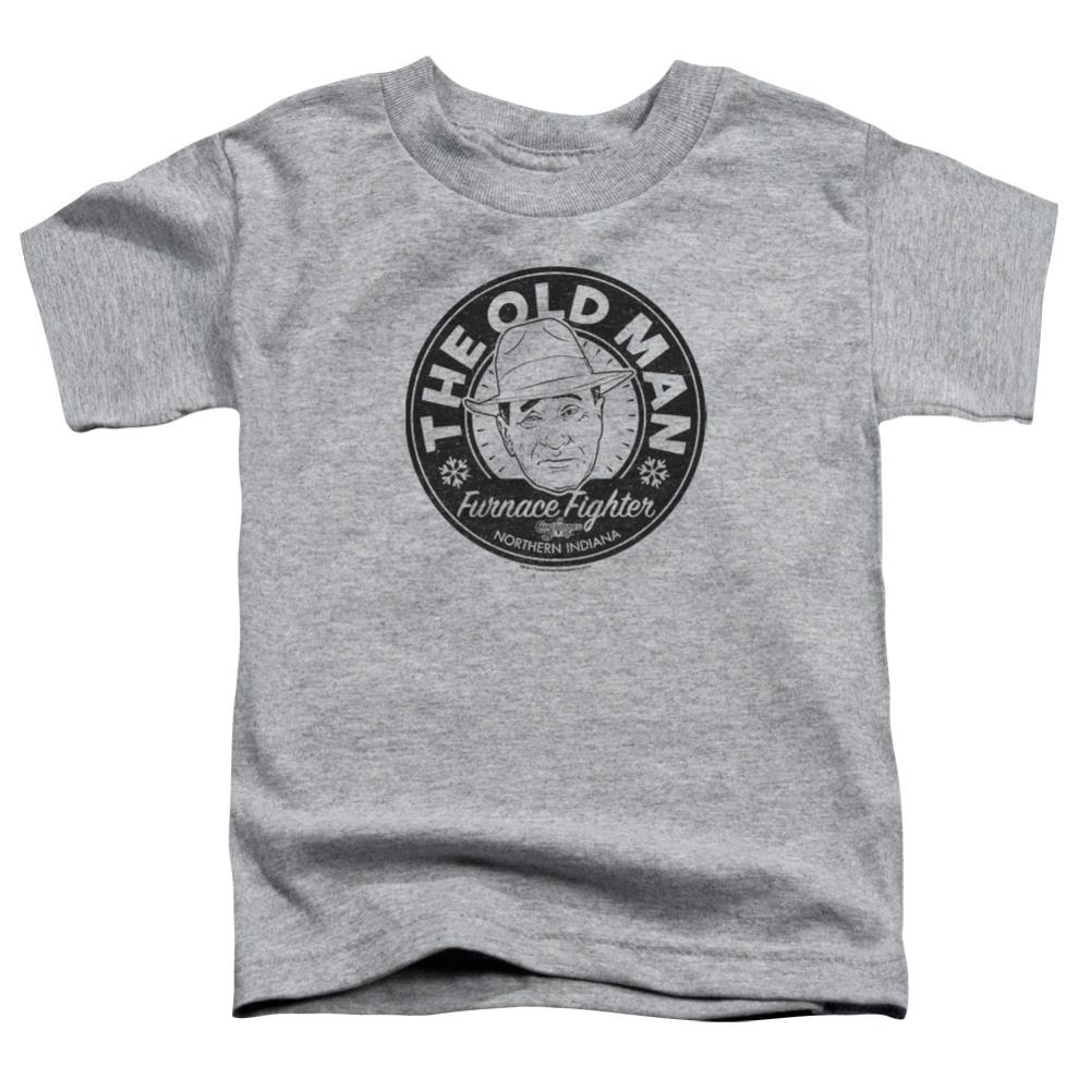 A Christmas Story The Old Man Toddler 18/1 Cotton Short-Sleeve T-Shirt