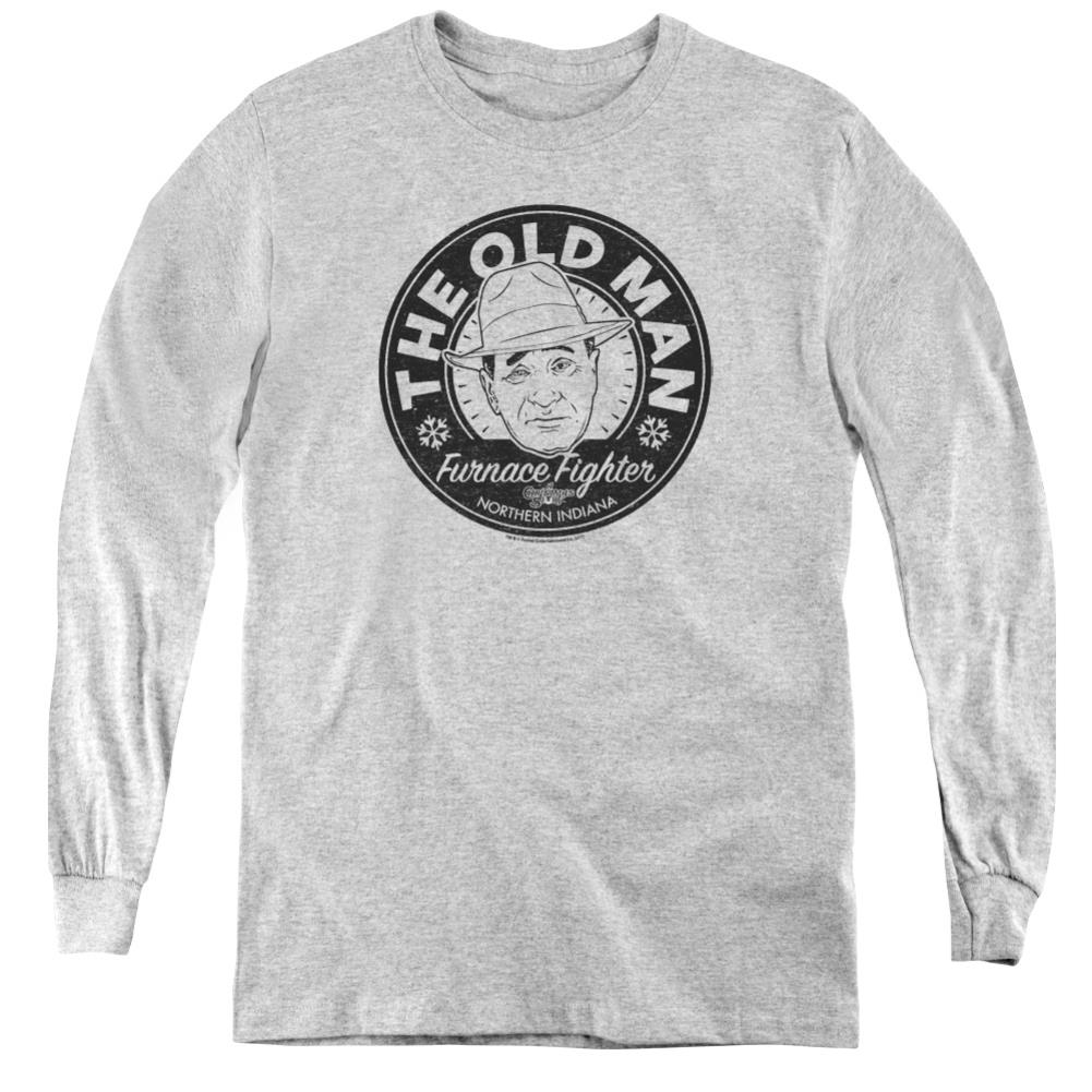 A Christmas Story The Old Man Youth Long-Sleeve T-Shirt