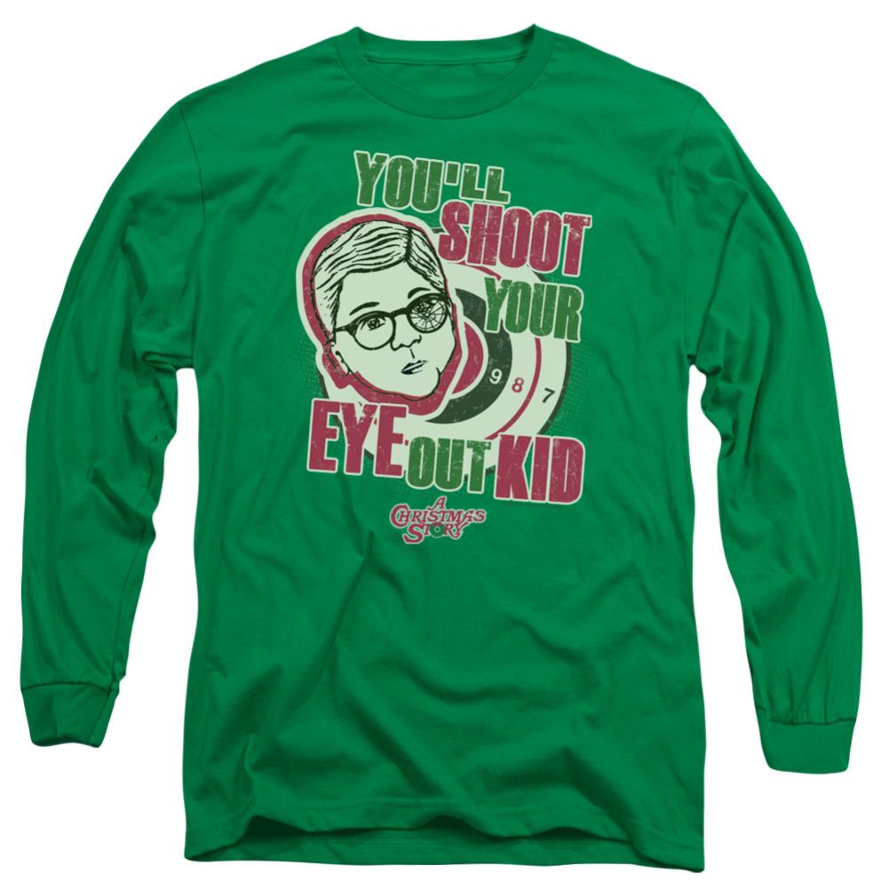 A Christmas Story You'll Shoot Your Eye Out Men's 18/1 Cotton Long-Sleeve T-Shirt