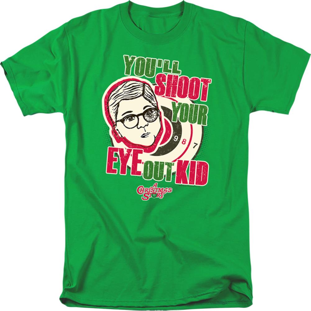 A Christmas Story You'll Shoot Your Eye Out Men's 18/1 Cotton Short-Sleeve T-Shirt
