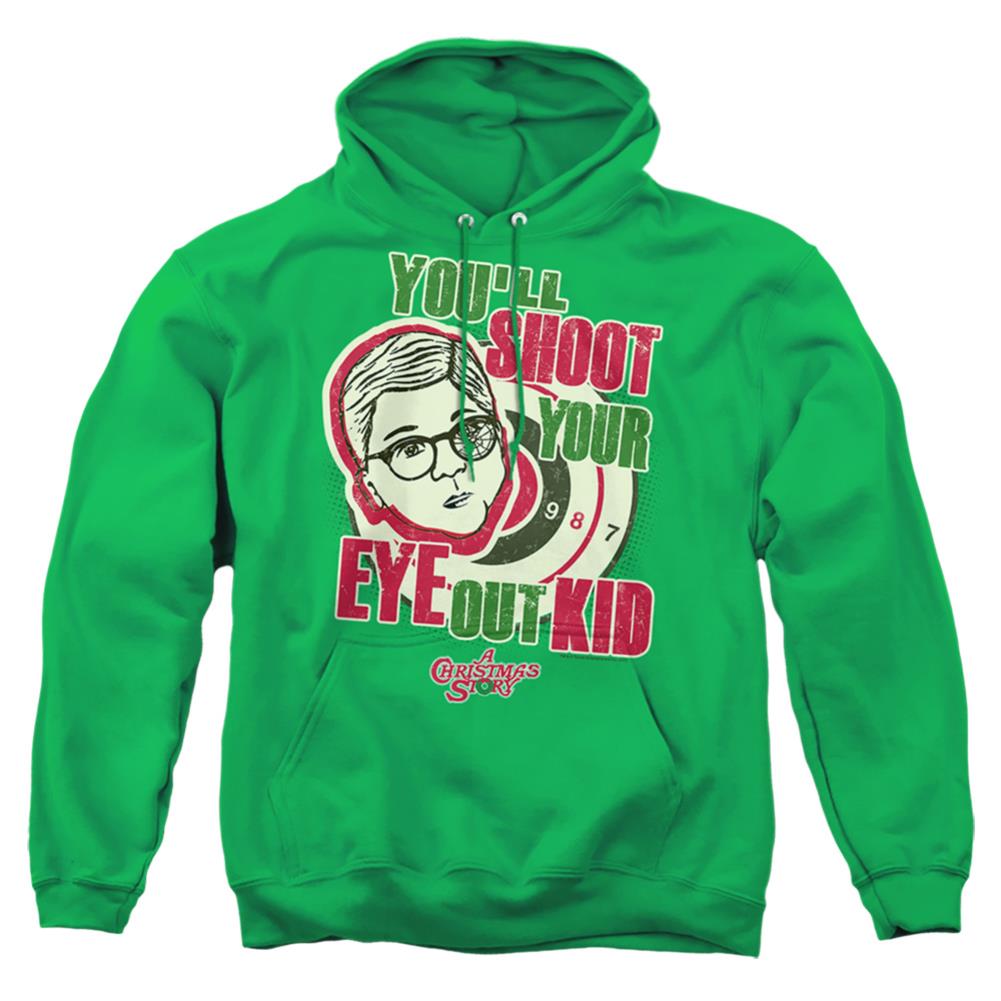A Christmas Story You'll Shoot Your Eye Out Men's Pull-Over 75 25 Poly Hoodie