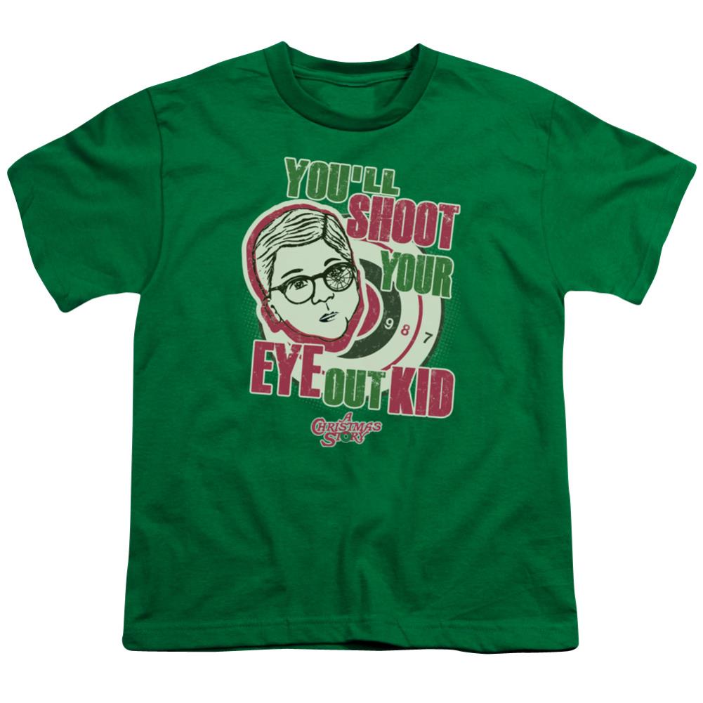 A Christmas Story You'll Shoot Your Eye Out Youth 18/1 100% Cotton Short-Sleeve T-Shirt