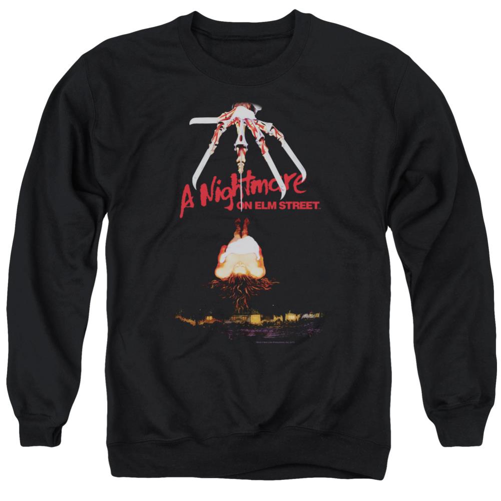 A Nightmare On Elm Street Alternate Poster Men's Crewneck 50 50 Poly Long-Sleeve T-Shirt