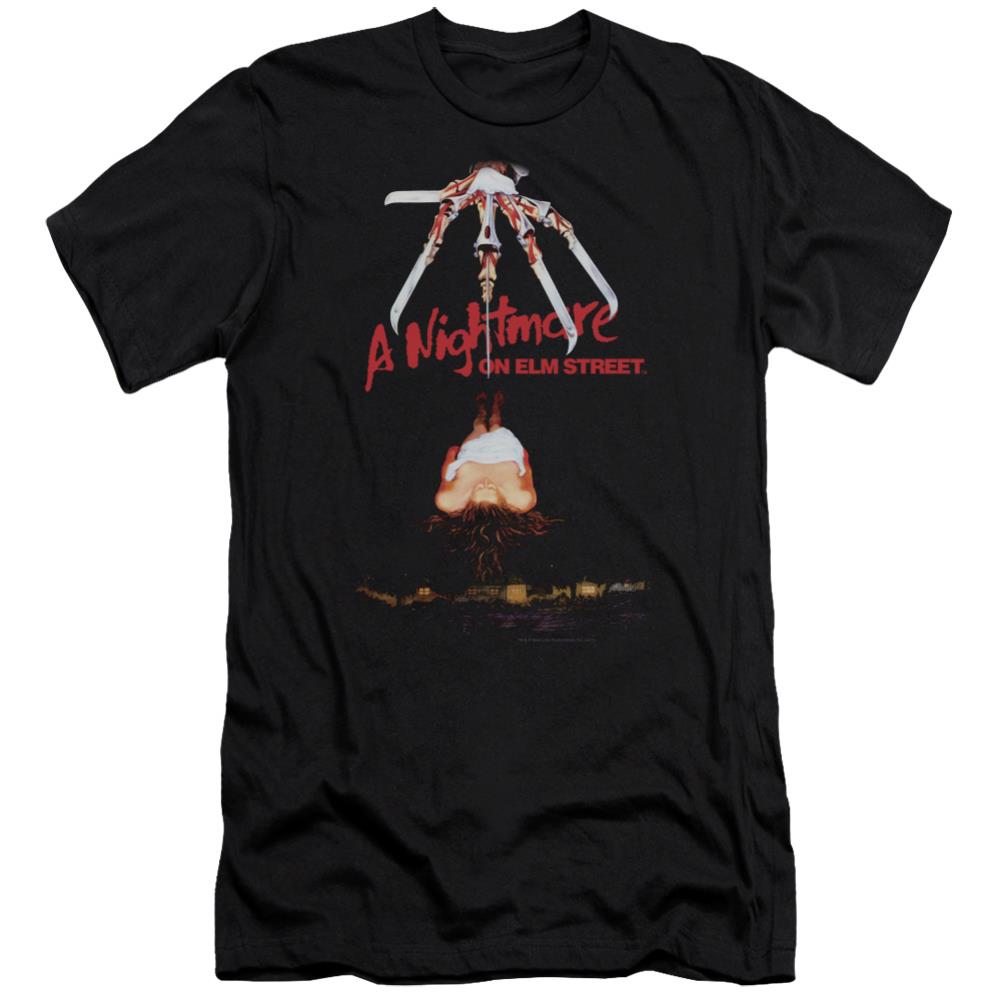 A Nightmare On Elm Street Alternate Poster Men's Ultra-Soft 30/1 Cotton Slim Short-Sleeve T-Shirt