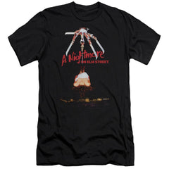 A Nightmare On Elm Street Alternate Poster Men's Ultra-Soft 30/1 Cotton Slim Short-Sleeve T-Shirt