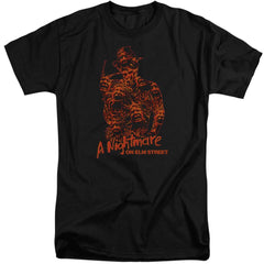 A Nightmare On Elm Street Chest Of Souls Men's 18/1 Tall Cotton Short-Sleeve T-Shirt