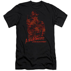 A Nightmare On Elm Street Chest Of Souls Men's Ultra-Soft 30/1 Cotton Slim Short-Sleeve T-Shirt