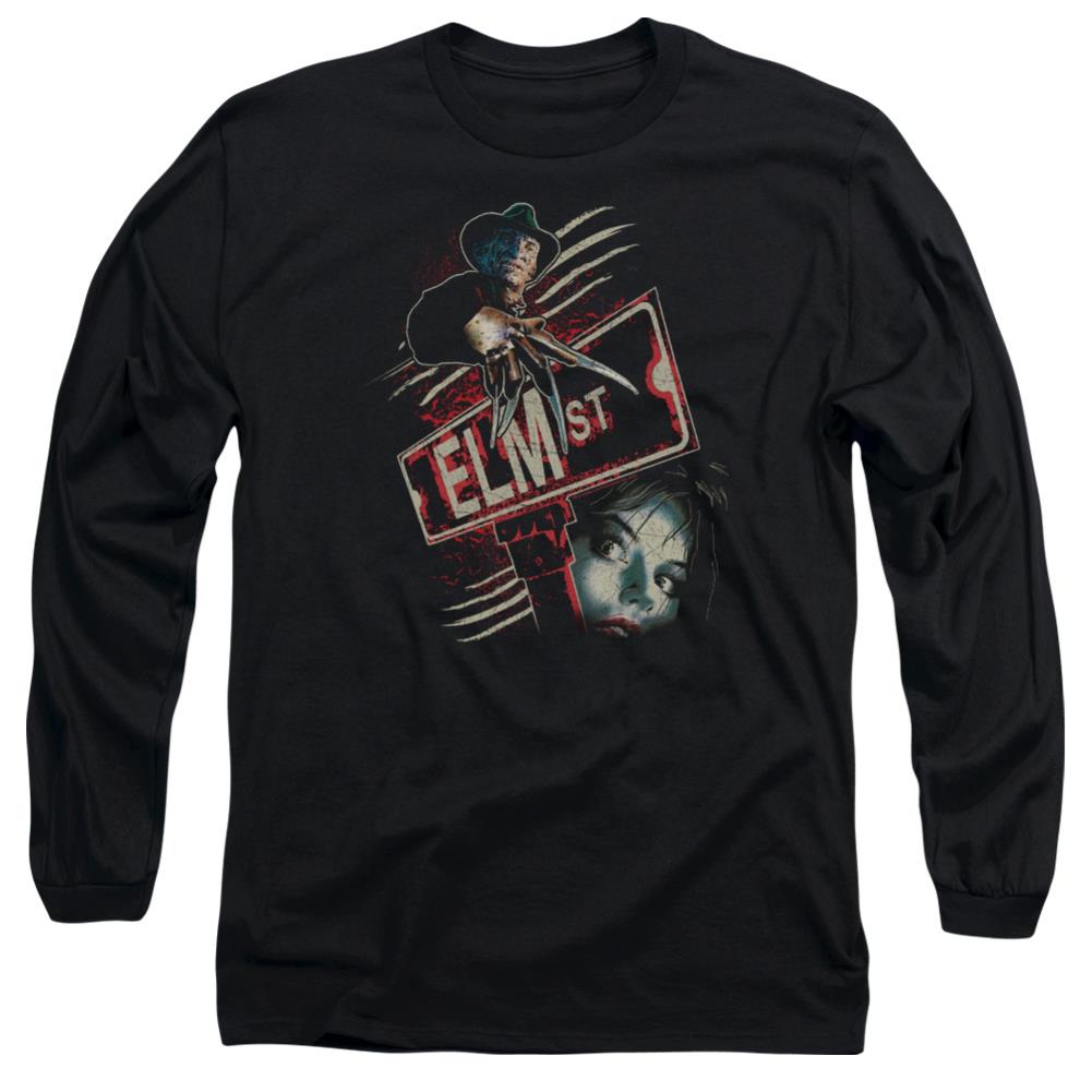 A Nightmare On Elm Street Elm St Men's 18/1 Cotton Long-Sleeve T-Shirt