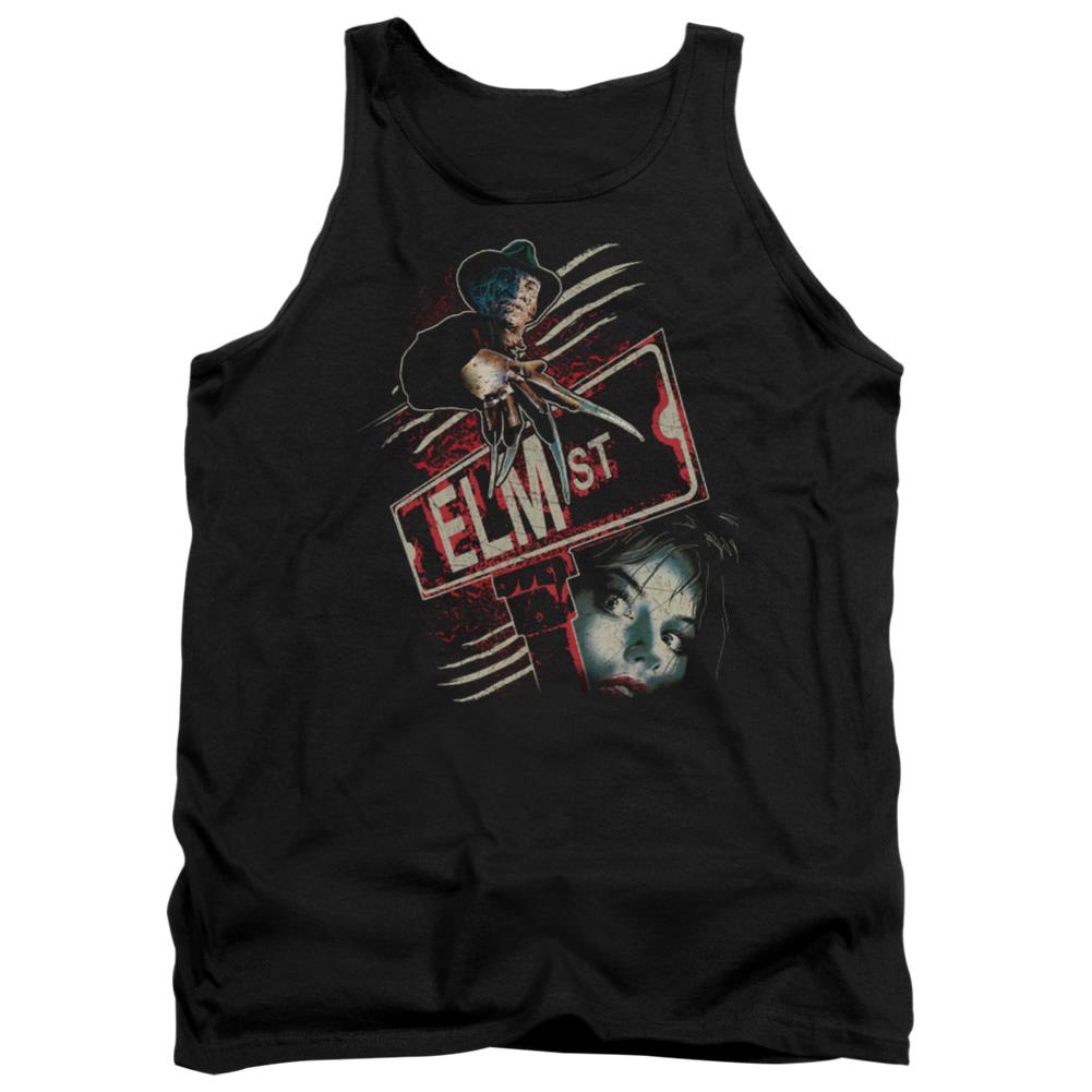 A Nightmare On Elm Street Elm St Men's 18/1 Cotton Tank Top