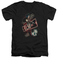 A Nightmare On Elm Street Elm St Men's 30/1 Cotton Slim V-Neck T-Shirt