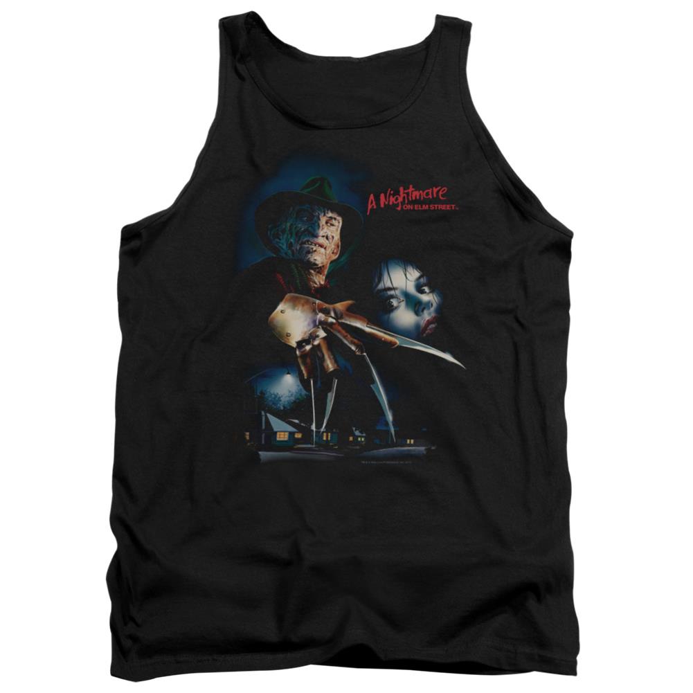 A Nightmare On Elm Street Elm Street Poster Men's 18/1 Cotton Tank Top