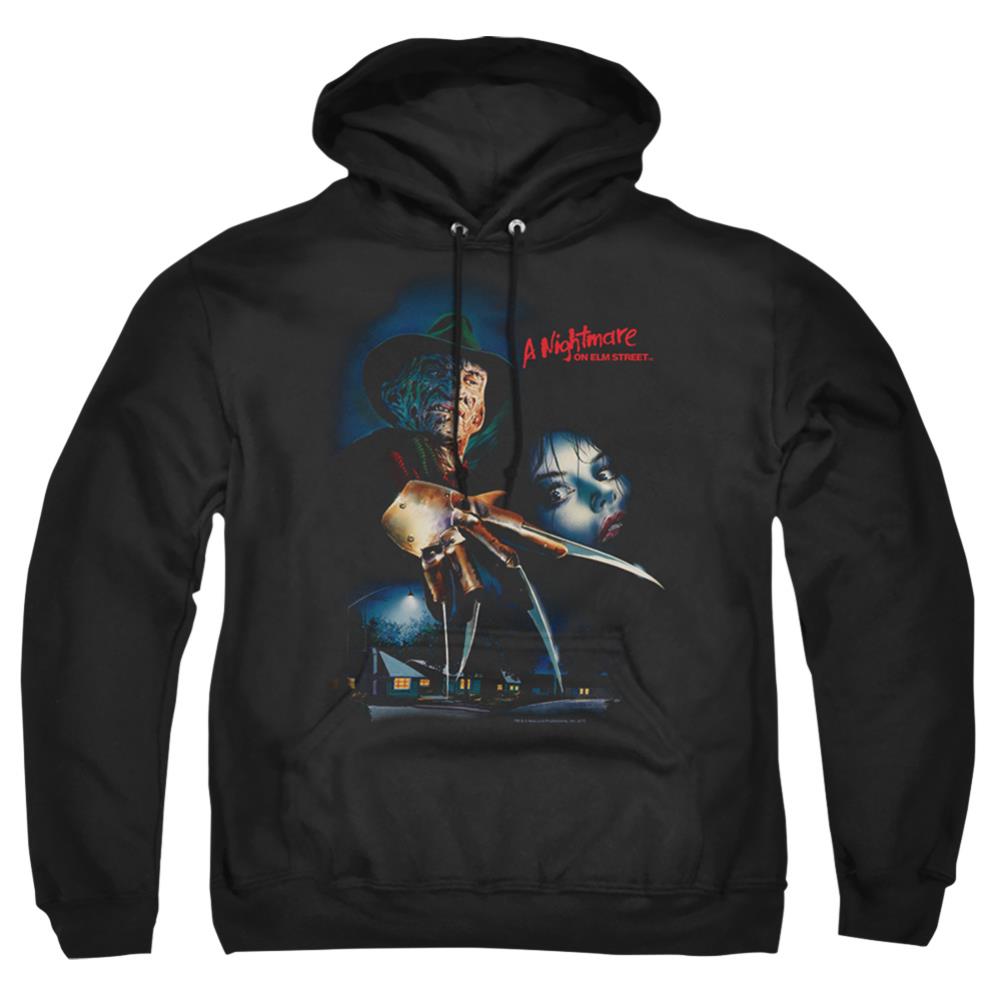 A Nightmare On Elm Street Elm Street Poster Men's Pull-Over 75 25 Poly Hoodie