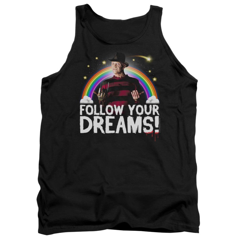 A Nightmare On Elm Street Follow Your Dreams Men's 18/1 Cotton Tank Top