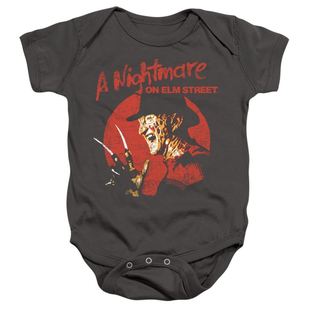 A Nightmare On Elm Street Freddy Circle Infant's Cotton SS Snapsuit