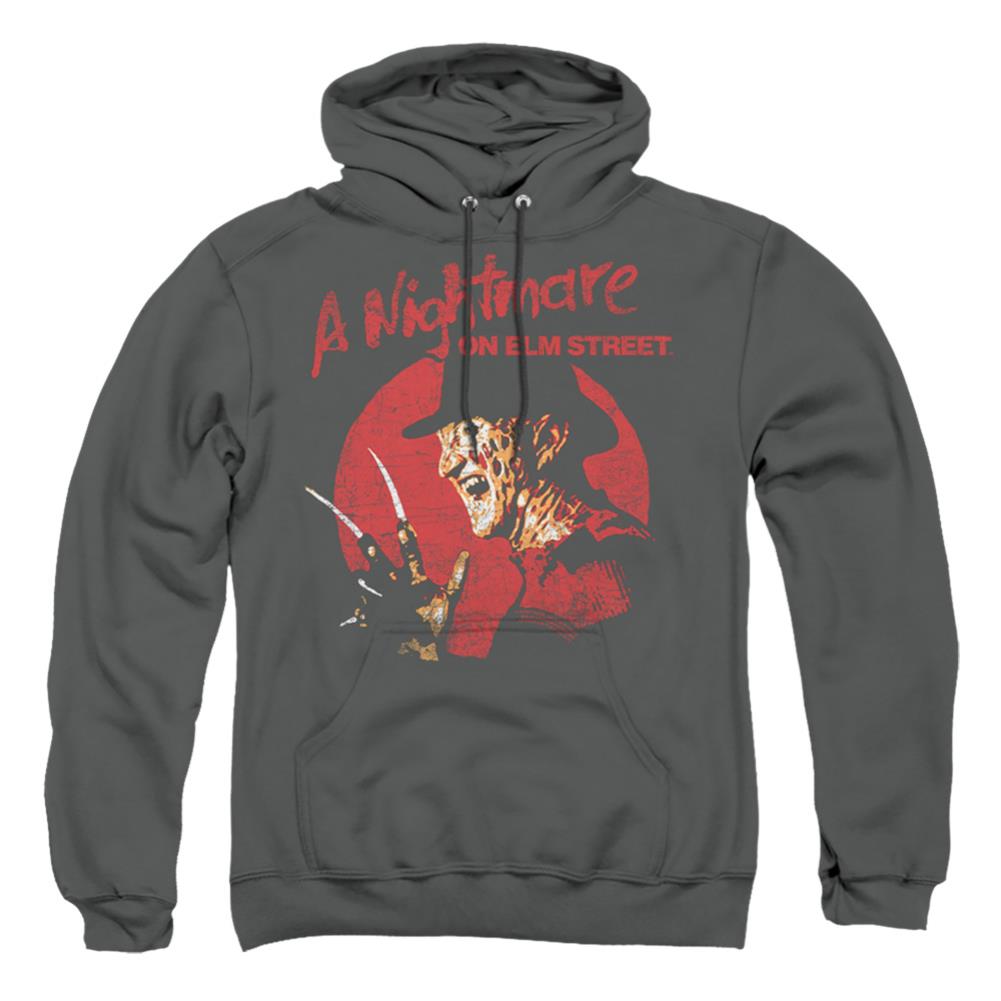 A Nightmare On Elm Street Freddy Circle Men's Pull-Over 75 25 Poly Hoodie