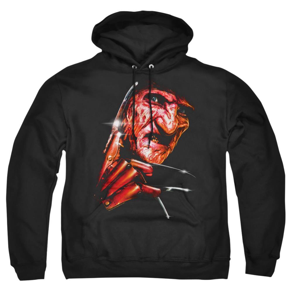 A Nightmare On Elm Street Freddy's Face Men's Pull-Over 75 25 Poly Hoodie