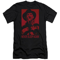 A Nightmare On Elm Street Never Sleep Again Men's Ultra-Soft 30/1 Cotton Slim Short-Sleeve T-Shirt