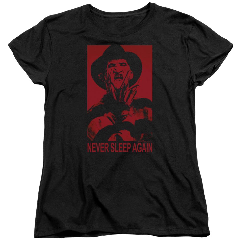A Nightmare On Elm Street Never Sleep Again Women's 18/1 Cotton Short-Sleeve T-Shirt