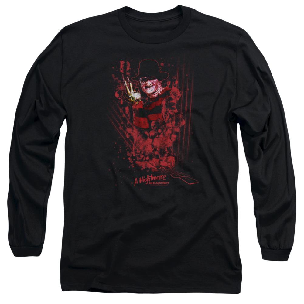 A Nightmare On Elm Street One Two Freddy's Coming For You Men's 18/1 Cotton Long-Sleeve T-Shirt